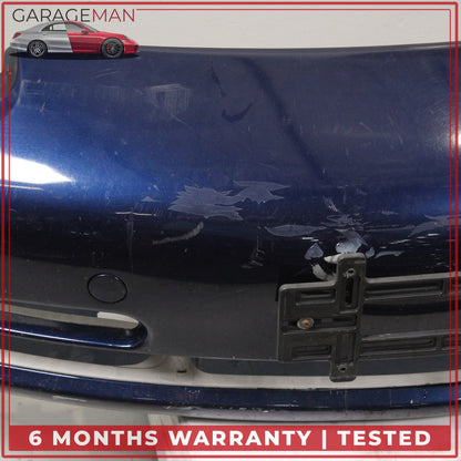 1999-2001 Porsche 911 Carrera 996 Front Bumper Cover Lapis Blue Metallic OEM