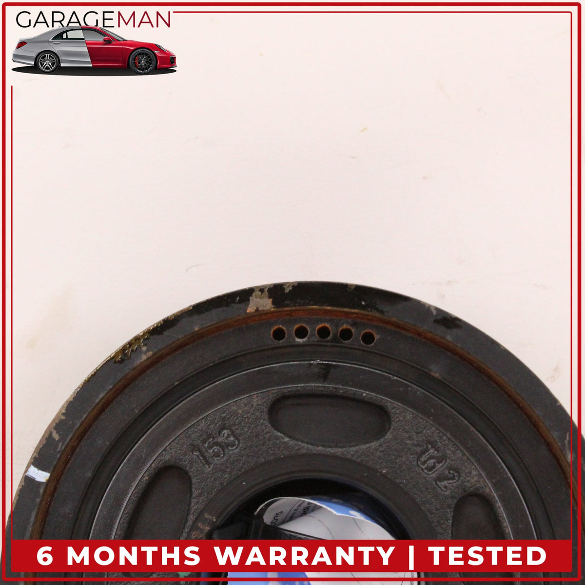 2011-2018 Porsche Cayenne 958 A7 S5 S4 Crank Shaft Pulley Harmonic Dampener OEM