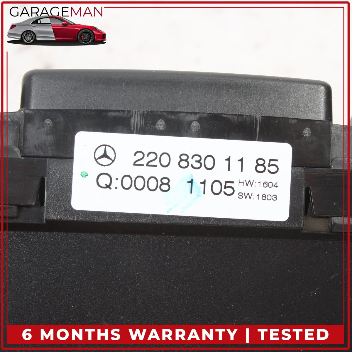 2000-2006 Mercedes W215 CL500 AC Temperature Climate Control Switch Panel OEM