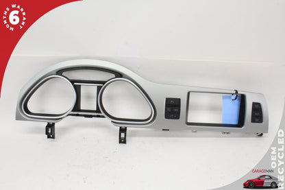 2010-2015 Audi Q7 Front Dash Instrument Cluster Trim Cover Panel w/ Switches OEM