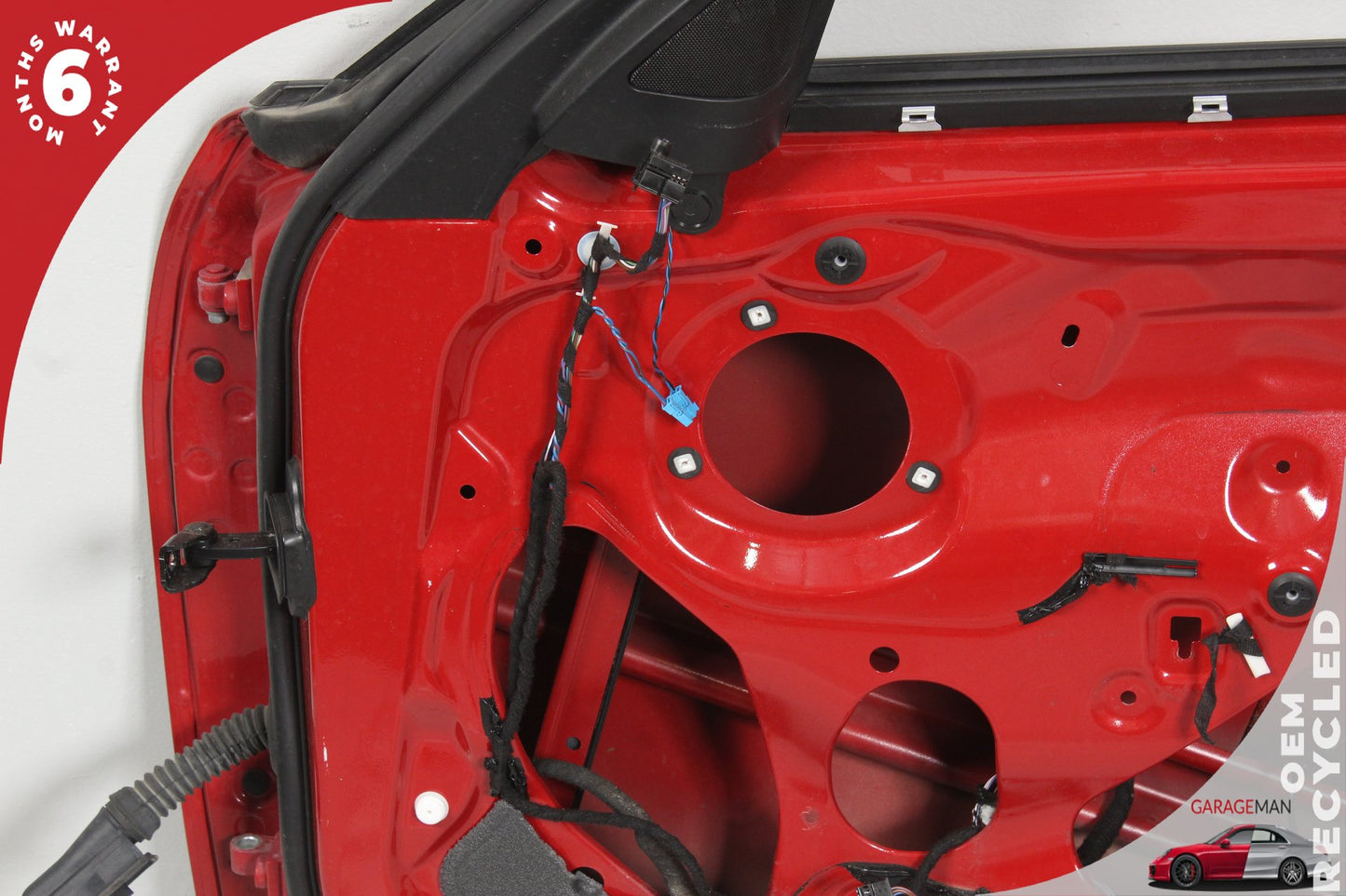 2012-2018 BMW 320i F30 Front Right Passenger Side Door Shell Red 9628764 OEM