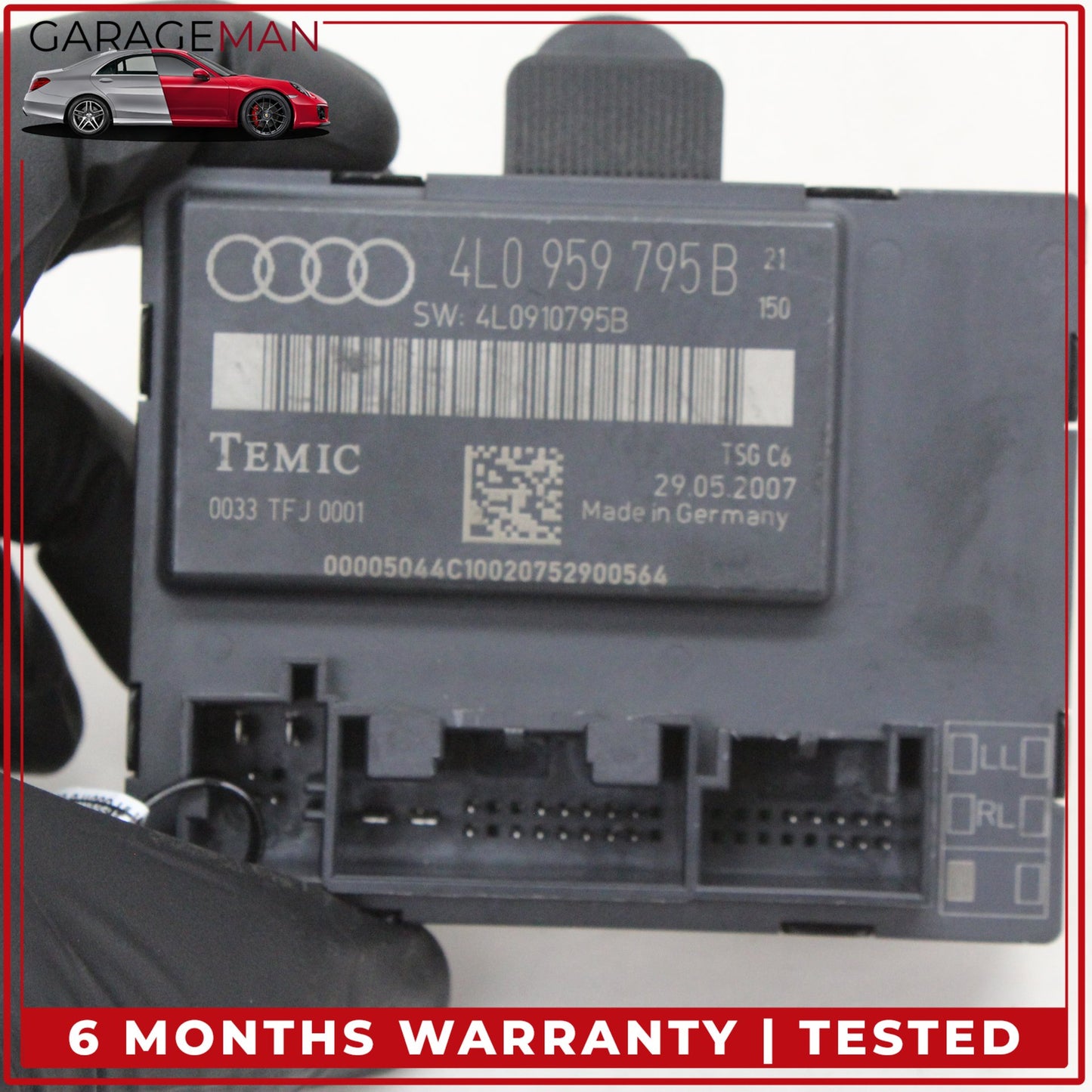 2007-2009 Audi Q7 Rear Left Driver Side Door Control Module Unit 4L0959795B OEM
