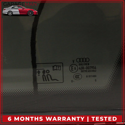 2017-2024 Audi Q7 Rear Right Passenger Side Quarter Window Glass 4M0845298AA OEM