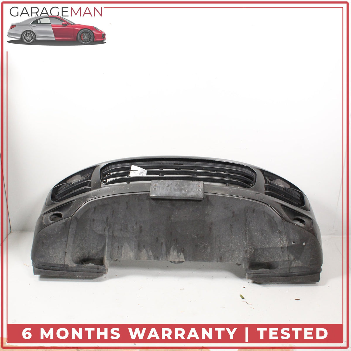 2015-2018 Porsche Cayenne 958 Front Bumper Cover Assembly Black OEM