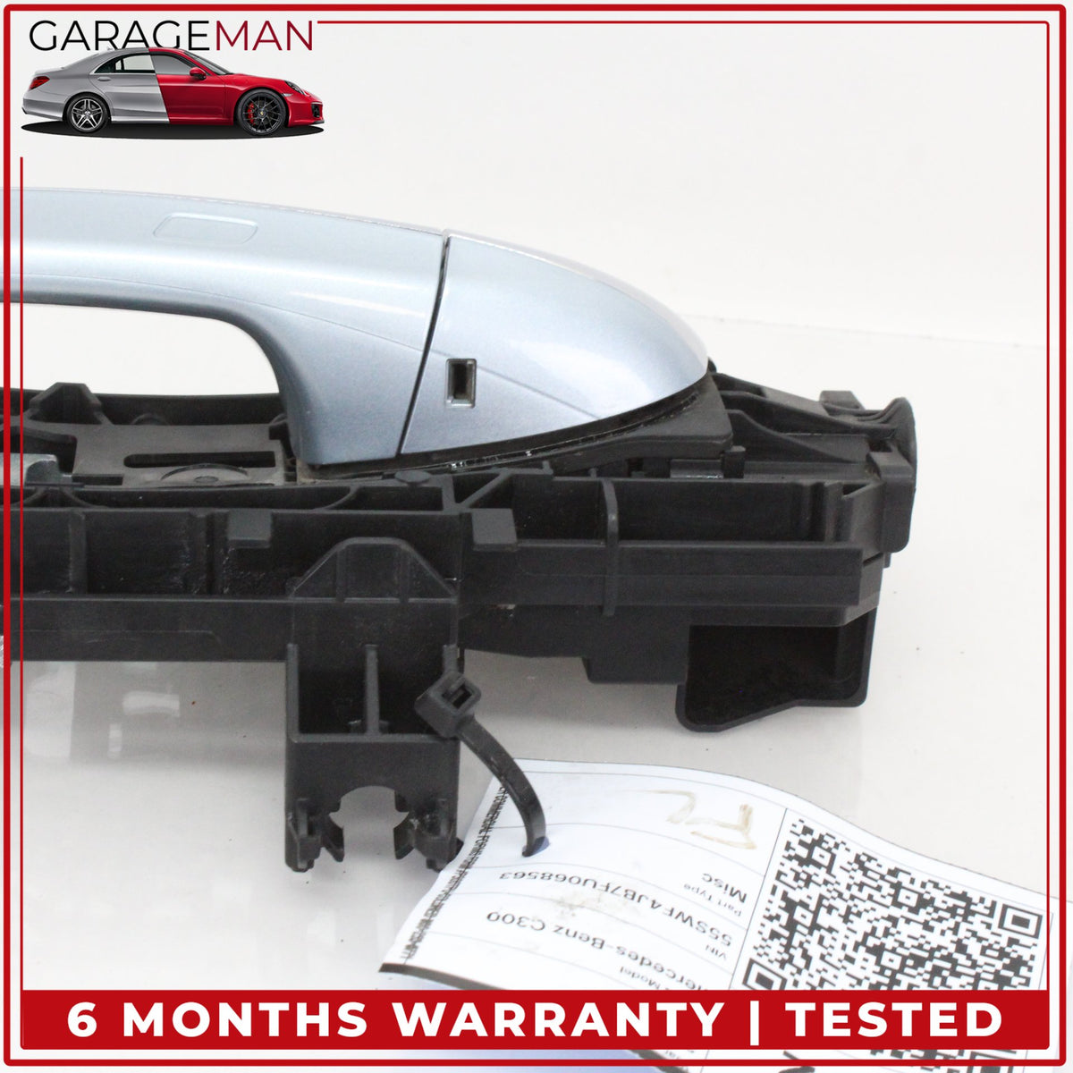 2015-2020 Mercedes W205 C300 Front Left Side Exterior Door Handle Silver OEM