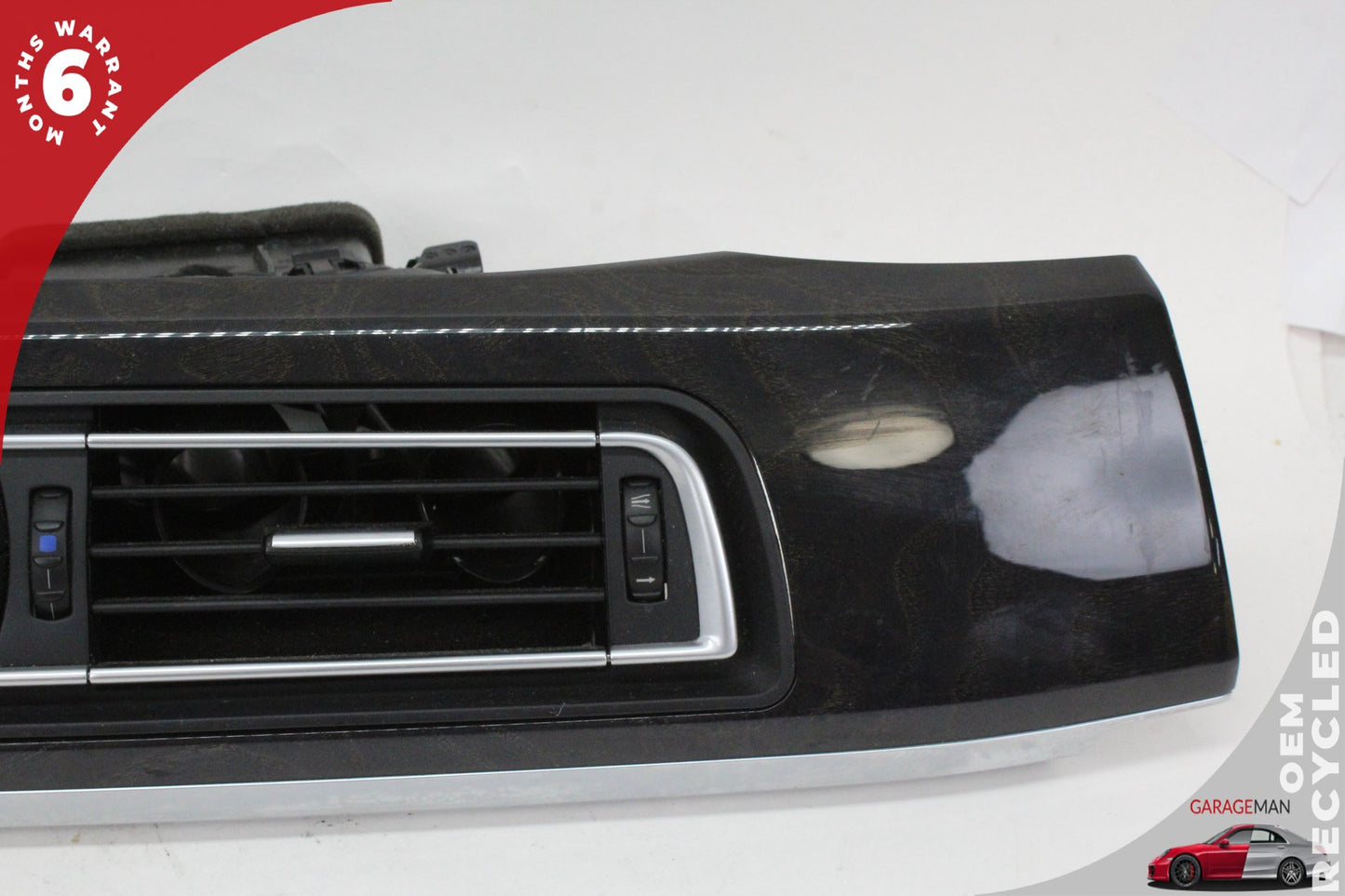 2009-2015 BMW 750i Front Dash Center Air Vent Grille w/ Engine Start Button OEM