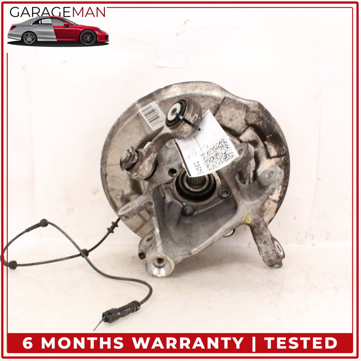 2009-2015 BMW 740i F01 Rear Left Side Spindle Knuckle Wheel Hub 6796497 OEM