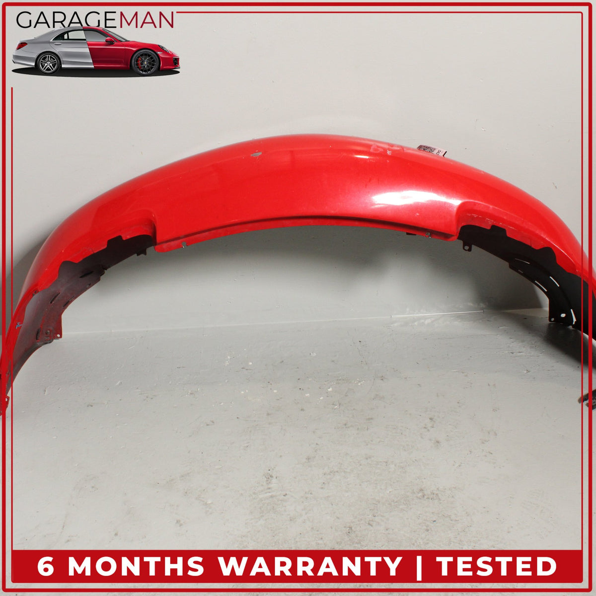 1999-2001 Porsche 911 996 Convertible Front Bumper Cover Red 99650511102 OEM