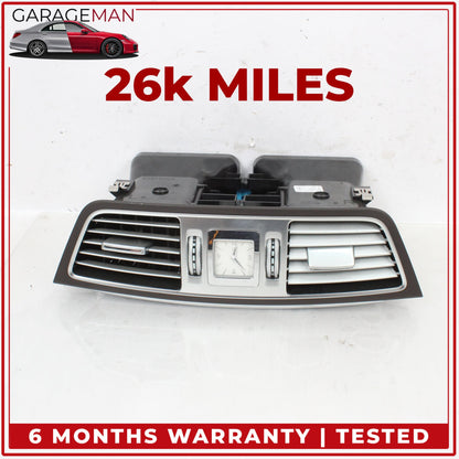 2014-2017 Mercedes C207 E400 Coupe Front Center Dash AC Air Vent w/ Clock OEM