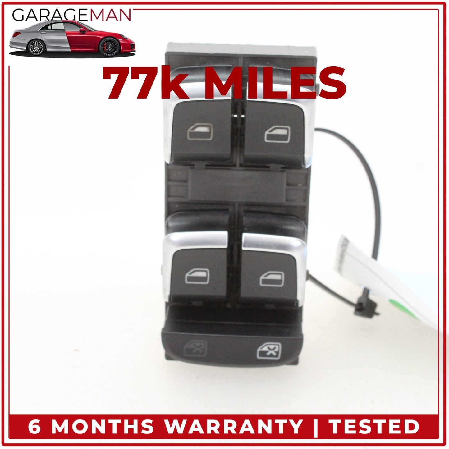 2009-2016 Audi A4 A5 S4 Front Left Master Window Control Switch 8K0959851F OEM