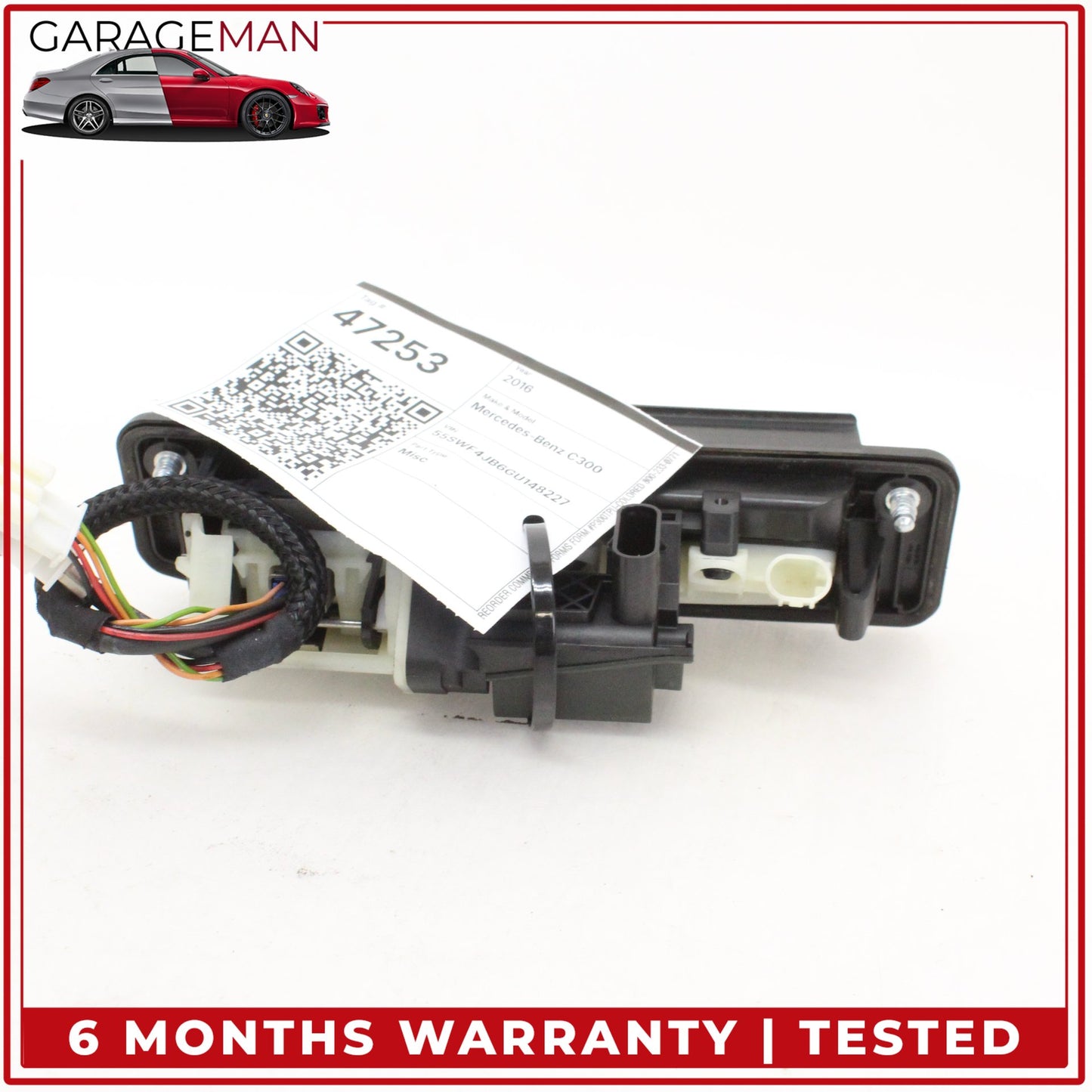 2014-2020 Mercedes W205 C300 Rear Trunk Release Handle w/ Camera 2227500893 OEM