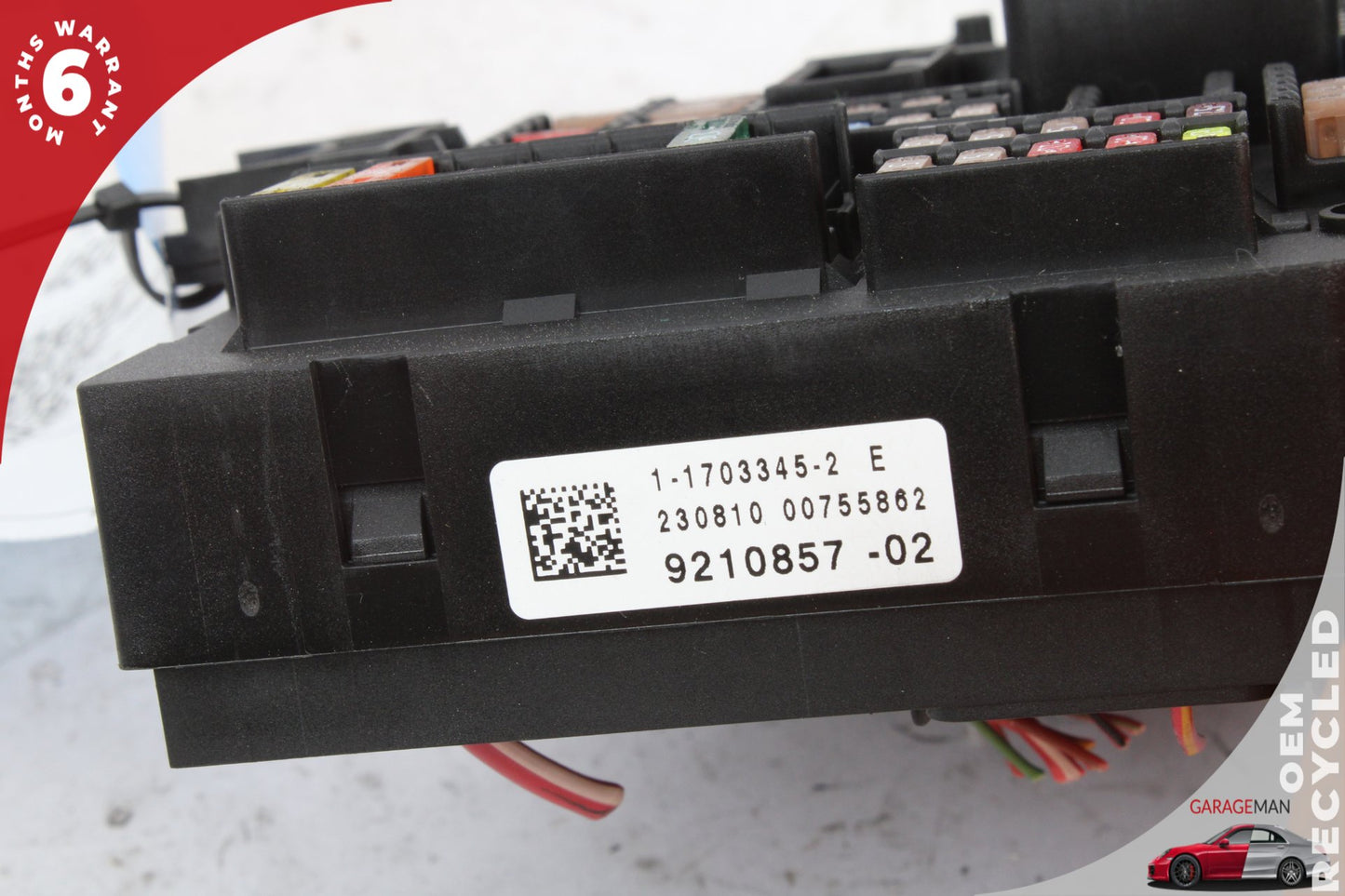 2011-2016 BMW 528i 535i F10 Rear Trunk Fuse Relay Distribution Box 9210857 OEM