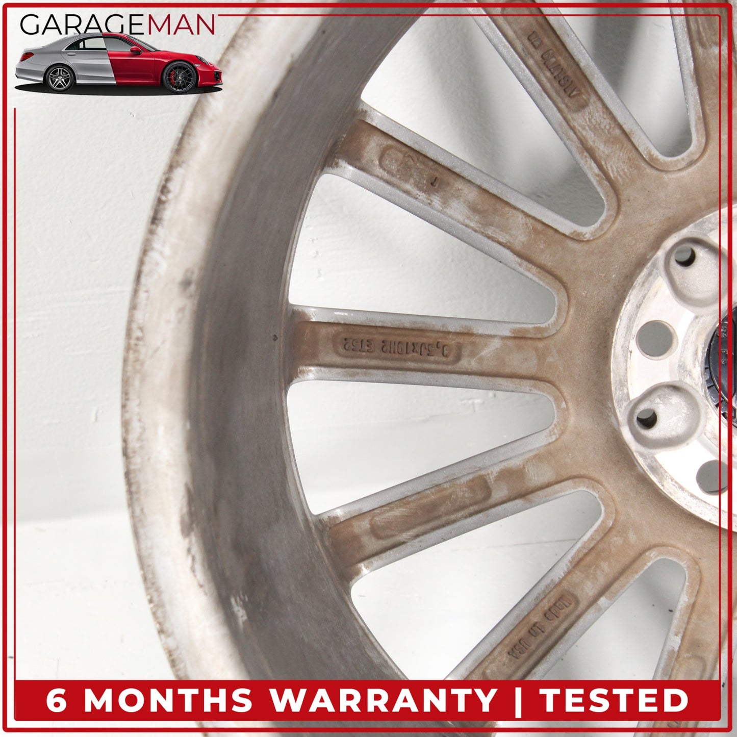 2015-2023 Mercedes W205 C300 Rear Side Wheel Rim 8.5JX19 H2 ET52 2054011400 OEM