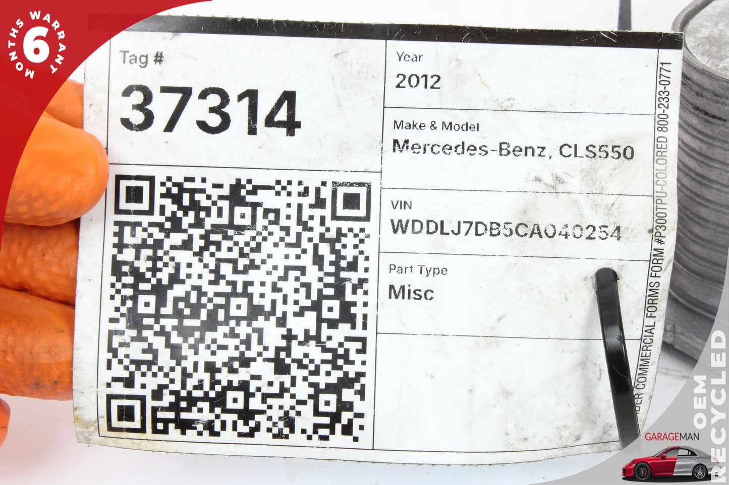 2011-2019 Mercedes W218 CLS550 E63 AMG Engine Oil Cooler Radiator 2781880401 OEM