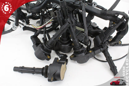 2006-2009 Mercedes W211 E350 Engine Wire Harness Assembly w/ Ignition Coil OEM