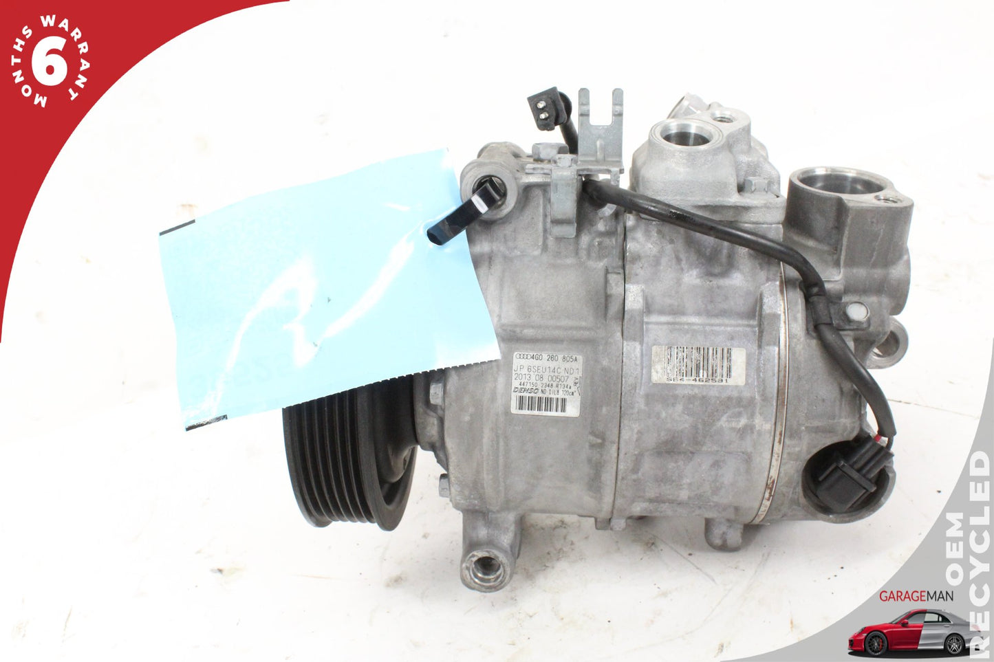 2012-2018 Audi A7 A6 AC A/C Air Conditioning Compressor 4G0260805A OEM