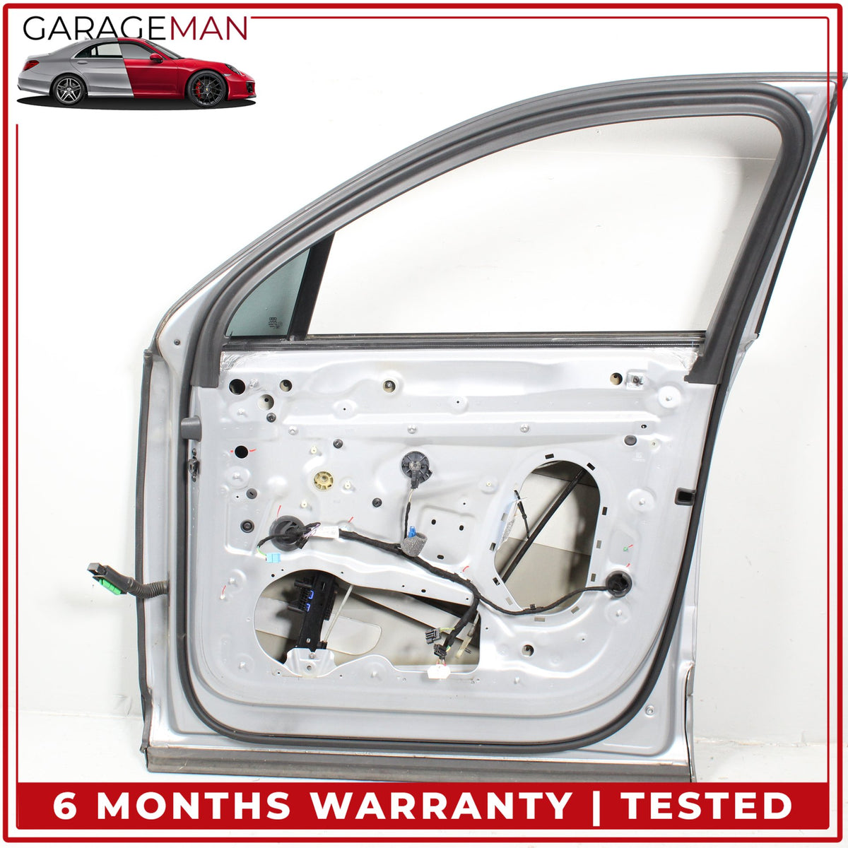 2017-2019 Audi Q7 SUV Front Right Side Door Shell Florett Silver Metallic OEM