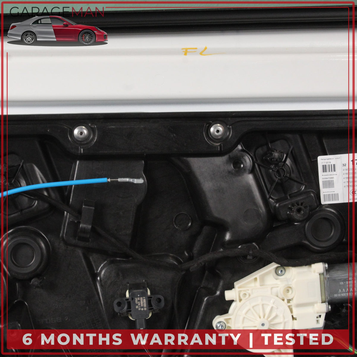 2015-2020 Mercedes X156 GLA250 Front Left Side Complete Door Polar White OEM