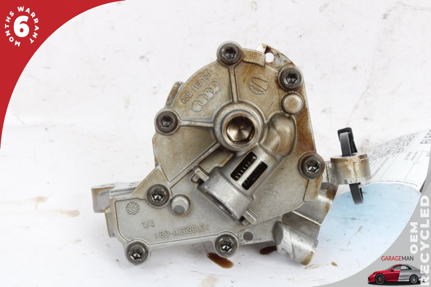 2009-2018 Audi A7 S4 S5 A6 A8 Q5 Q7 SQ5 3.0L Engine Motor Oil Pump 06E115105 OEM