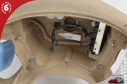 2003-2009 Mercedes W219 CLS550 Front Left Steering Wheel Wood Beige Wood OEM