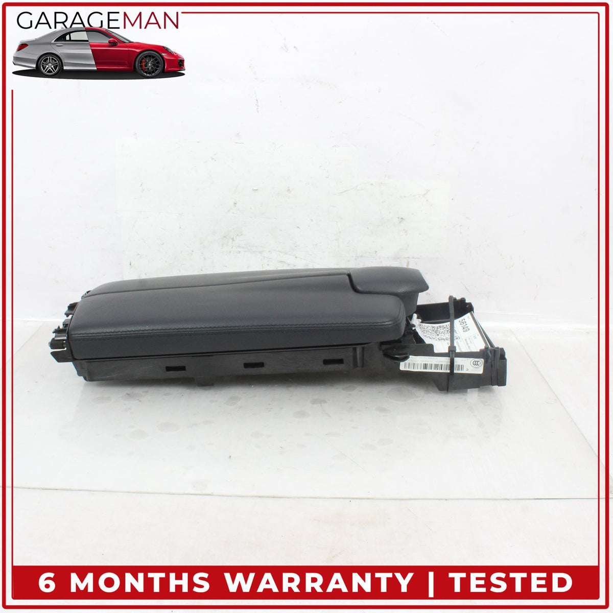 2010-2016 Mercedes W212 E400 Front Center Console Armrest Arm Rest Black OEM
