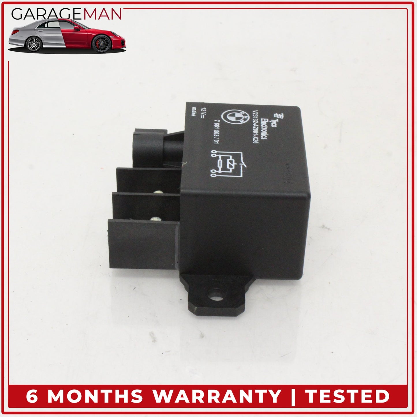 2011-2016 BMW 550i Engine Motor Radiator Cooling Fan Relay Module 7661503 OEM