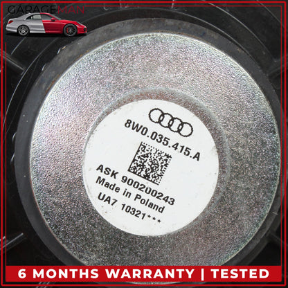 2018-2024 Audi A4 Front Left or Right Door Audio Sound Speaker 8W0035415A OEM