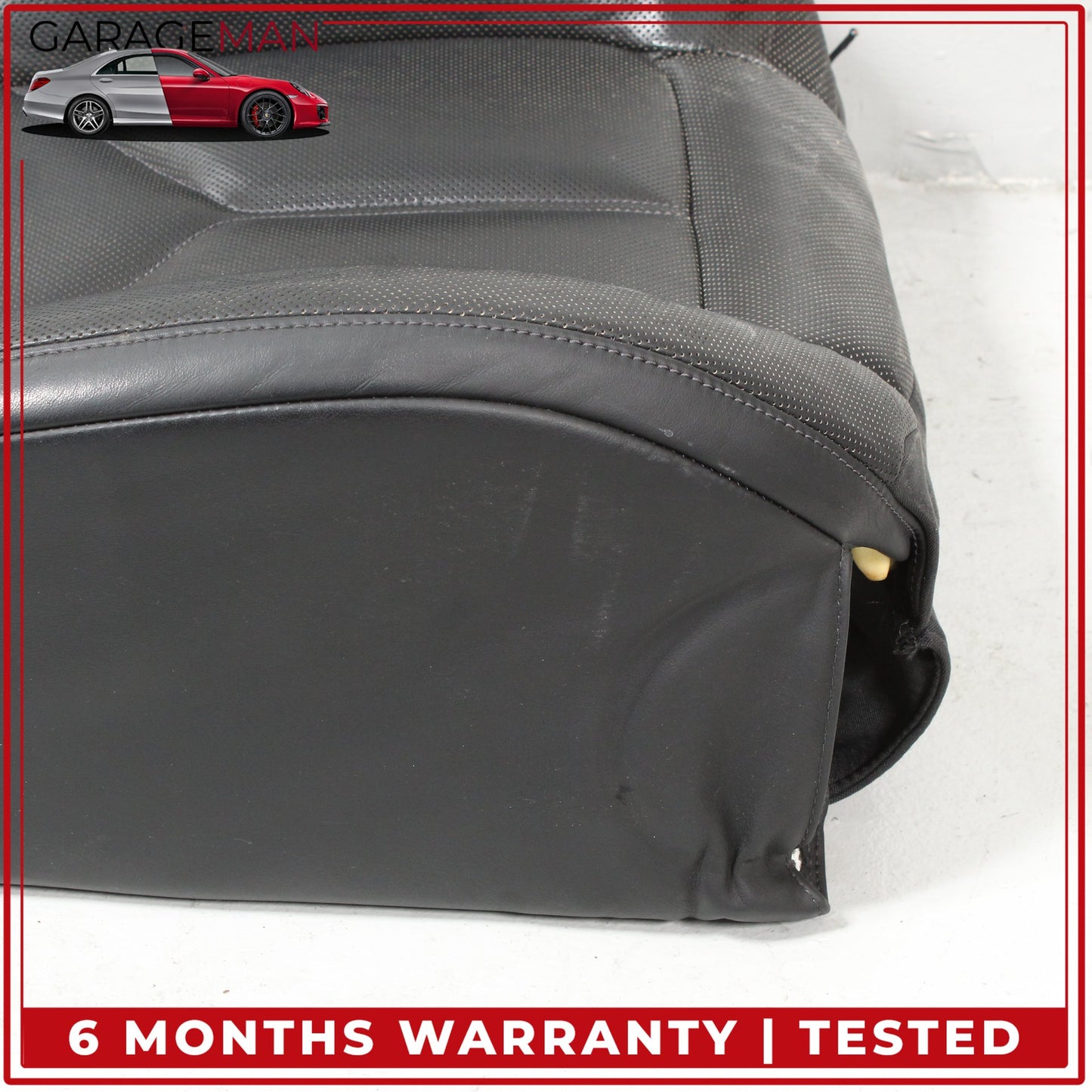 2011-2018 Porsche Cayenne 958 Front Left Side Top Upper Seat Cushion Black OEM