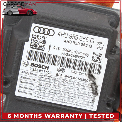 2015-2018 Audi A8 S8 Airbag Air Bag Sensor Module Bosch 4H0959655G OEM