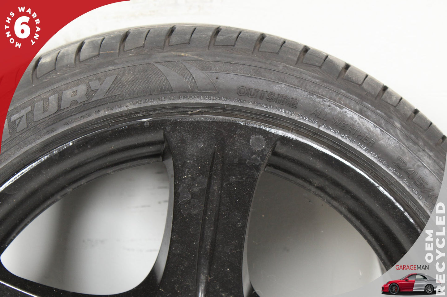 2006-2007 Mercedes W219 CLS500 Front Wheel Rim w/ Tire 8.5JX18H2 ET28 2194010102