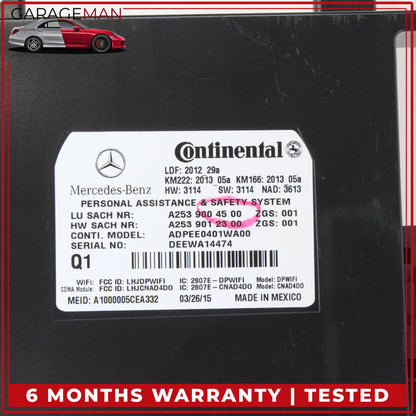 2015-2017 Mercedes W205 C300 E400 Tele Aid Control Module Unit 2539004500 OEM