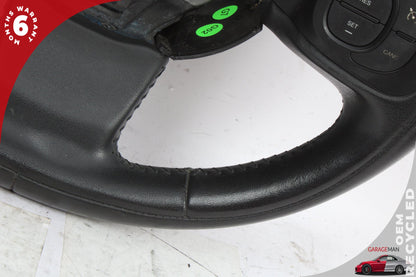 2014-2017 Fiat 500L Front Left Driver Side Leather Steering Wheel Black OEM