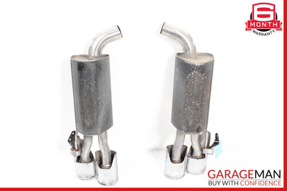 2003-2006 Mercedes-Benz S55 AMG W220 Exhaust Muffler Quad Tips Left & Right OEM