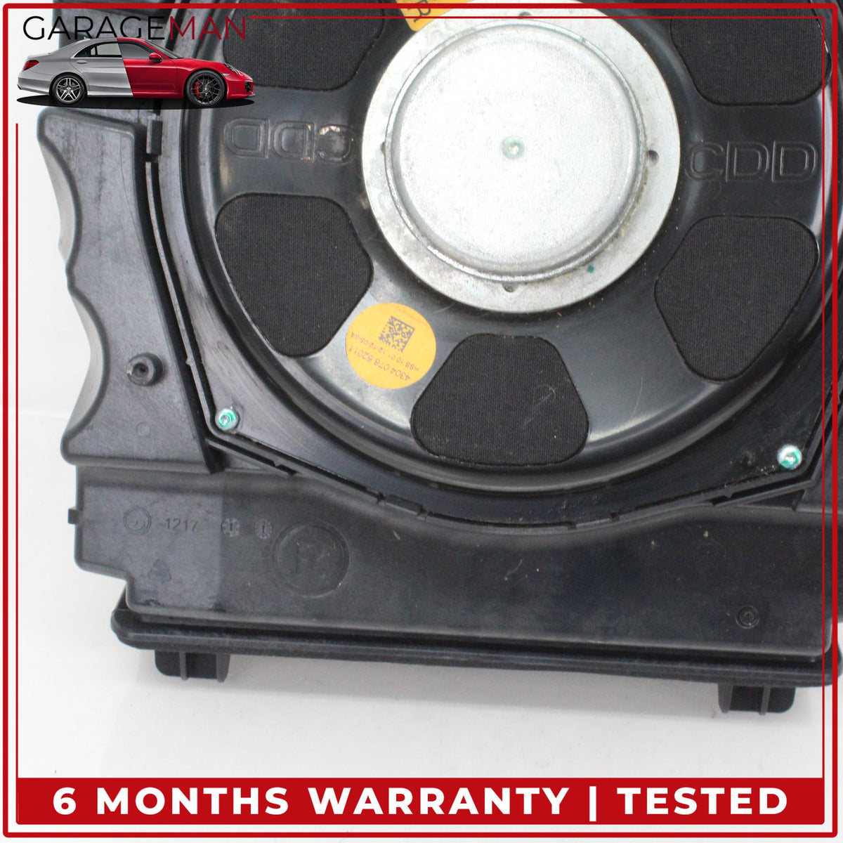 2010-2017 BMW 550i F07 Front Left and Right Side Audio Sound Subwoofer Set OEM