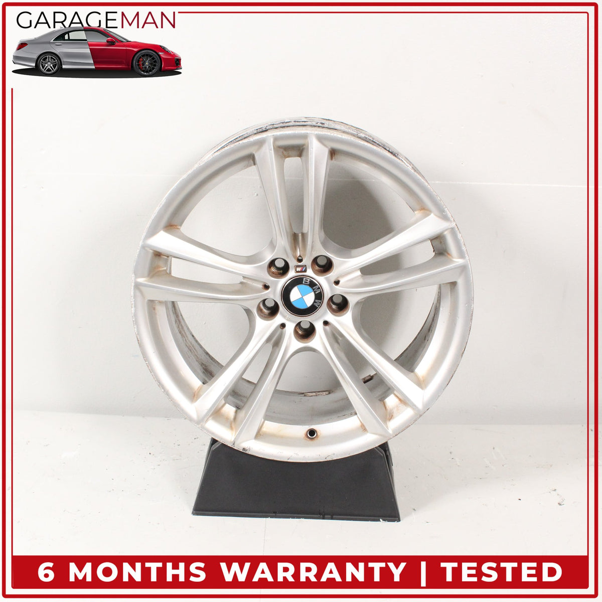 2009-2017 BMW 550i 535i 740i 750i Rear Wheel Rim 10JX20EH2 IS41 7841824 OEM