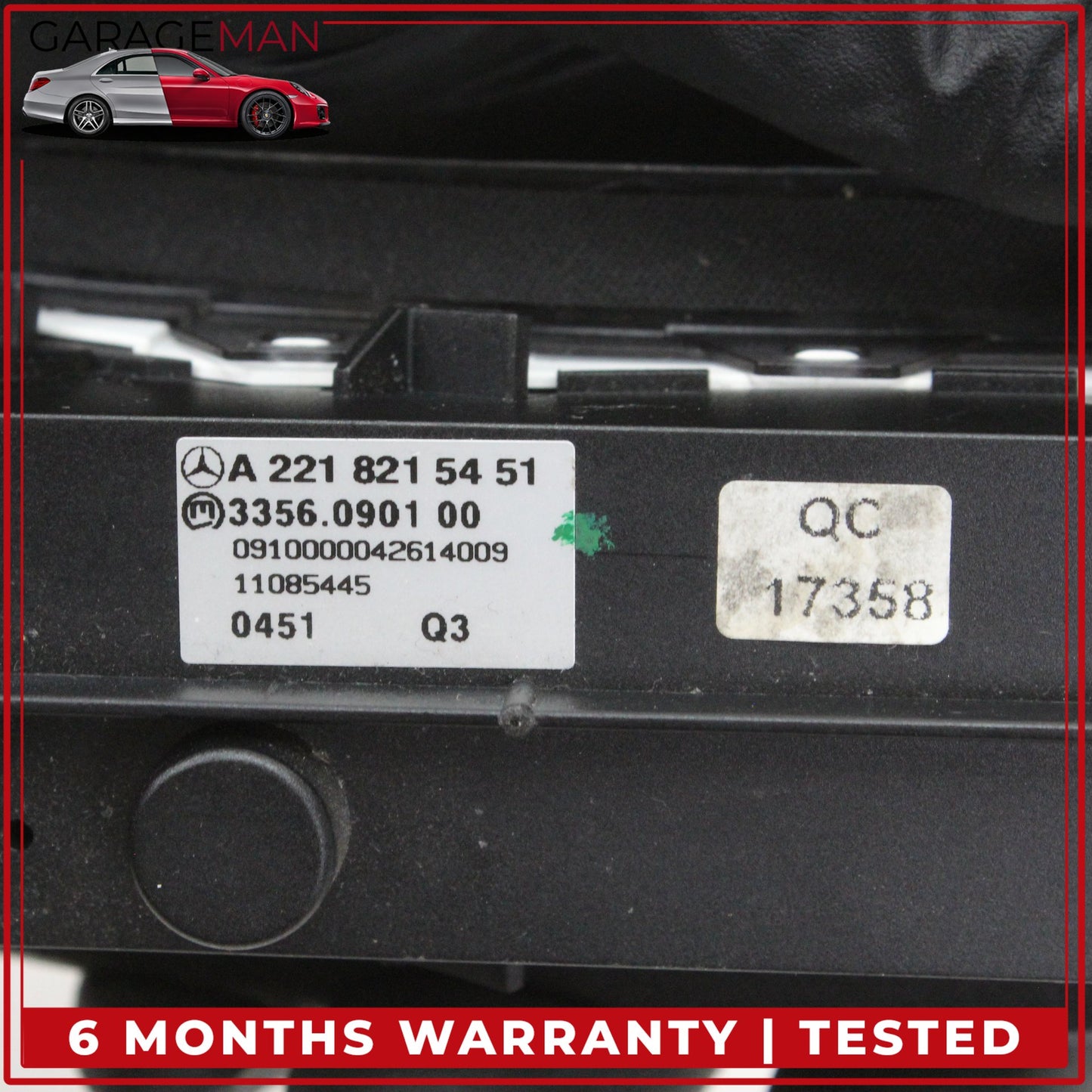 2007-2014 Mercedes-Benz S400 S-Class W221 Sedan Cluster Control Switch 2218215451 OEM