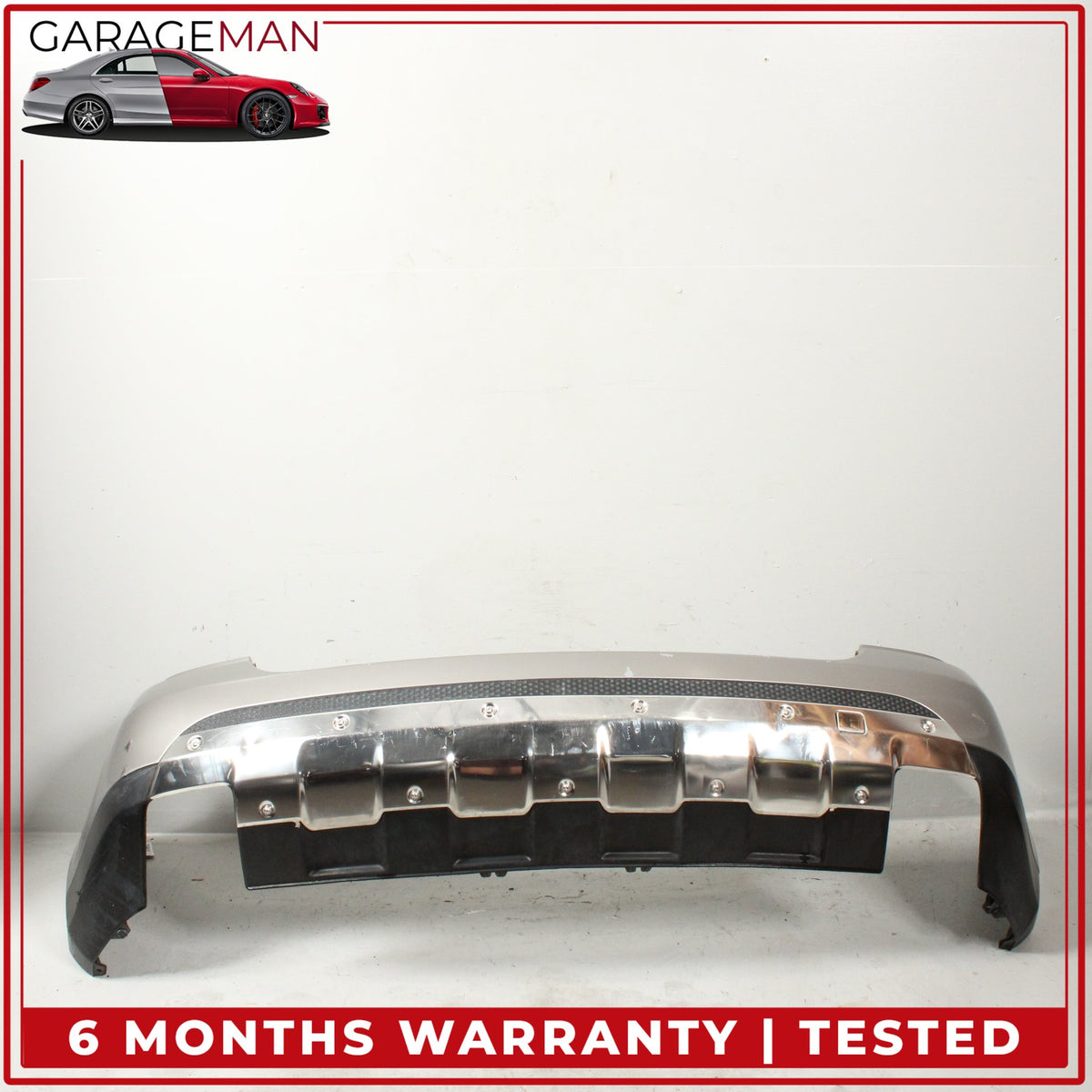 2006-2008 Mercedes W164 ML350 Sport Rear Bumper Cover Silver Metallic OEM