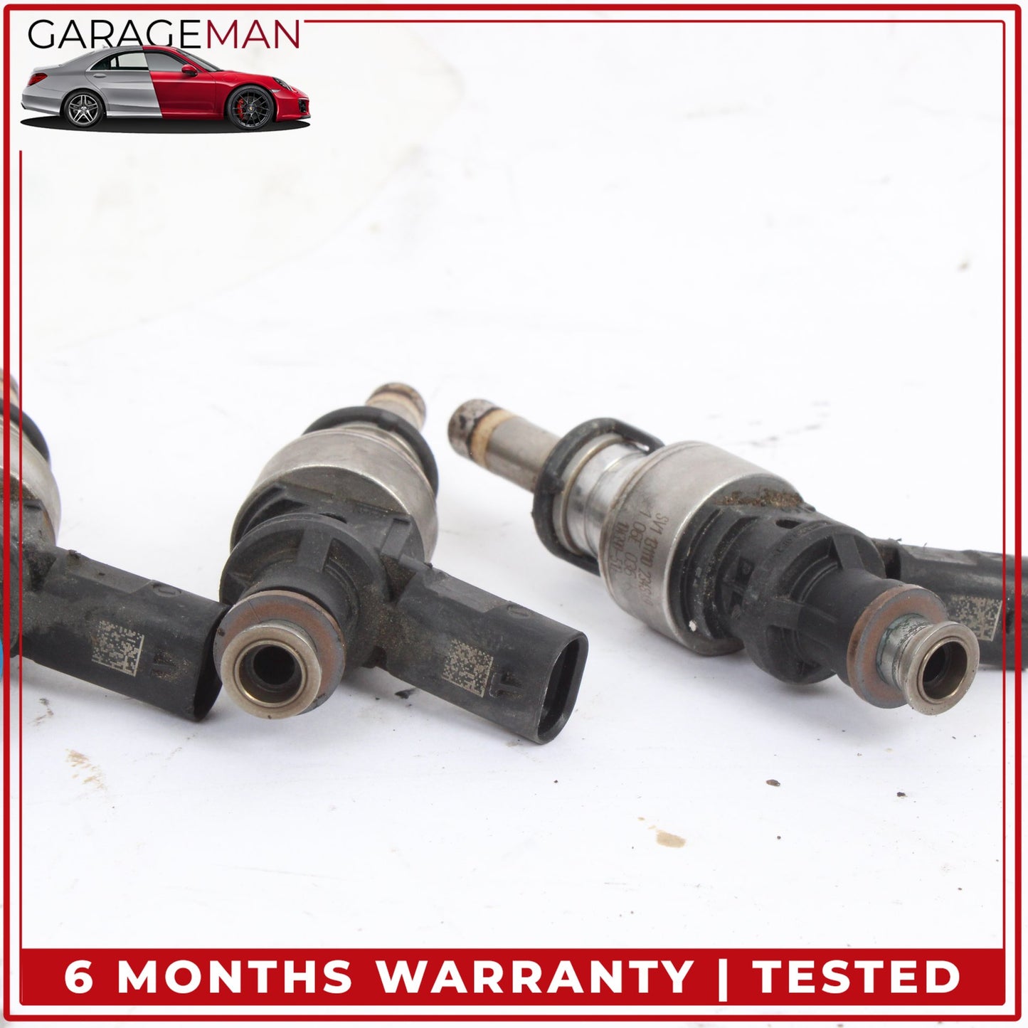 2011-2018 Porsche Cayenne 958 Audi Engine Fuel Injector Set of 6 106E036k OEM