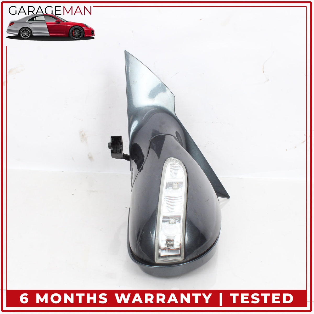 2003-2009 Mercedes W209 CLK350 Front Left Door Rear View Mirror w/o Glass OEM