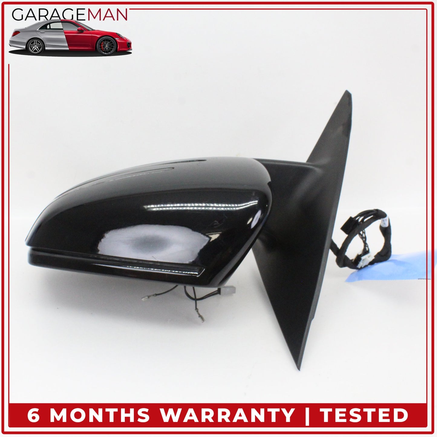 2014-2019 Mercedes-Benz CLA250 W117 Sedan Front Left Door Rear View Mirror w/ Blind Spot 1178100776 OEM