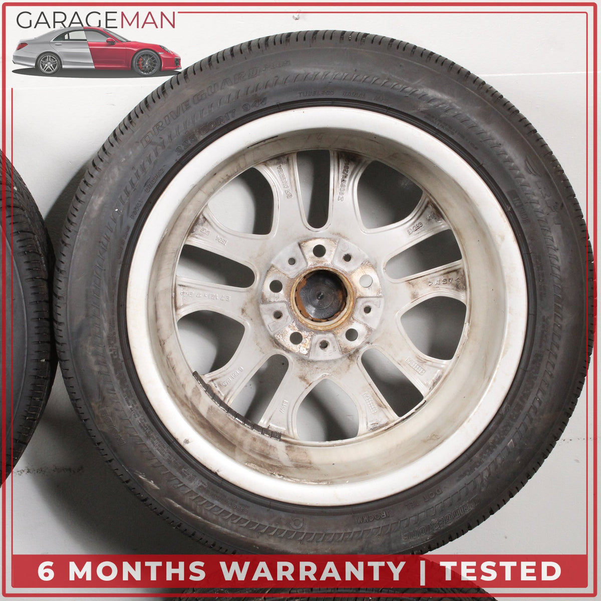 2010-2015 BMW X1 E84 Wheel Rim w/ Tire Set of 4 7.5JX17EH2 IS34 6861846 OEM