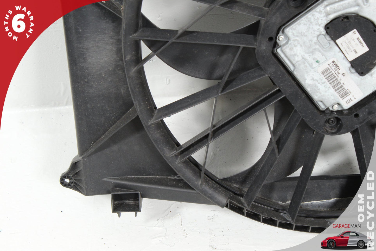 2003-2008 Mercedes-Benz SL500 R230 Convertible Engine Radiator Cooling Fan Motor Assembly 3137229007