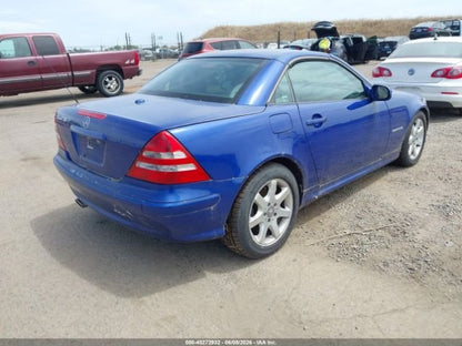 Parting Out- 2001 Mercedes-Benz SLK230 R170 Kompressor- 155