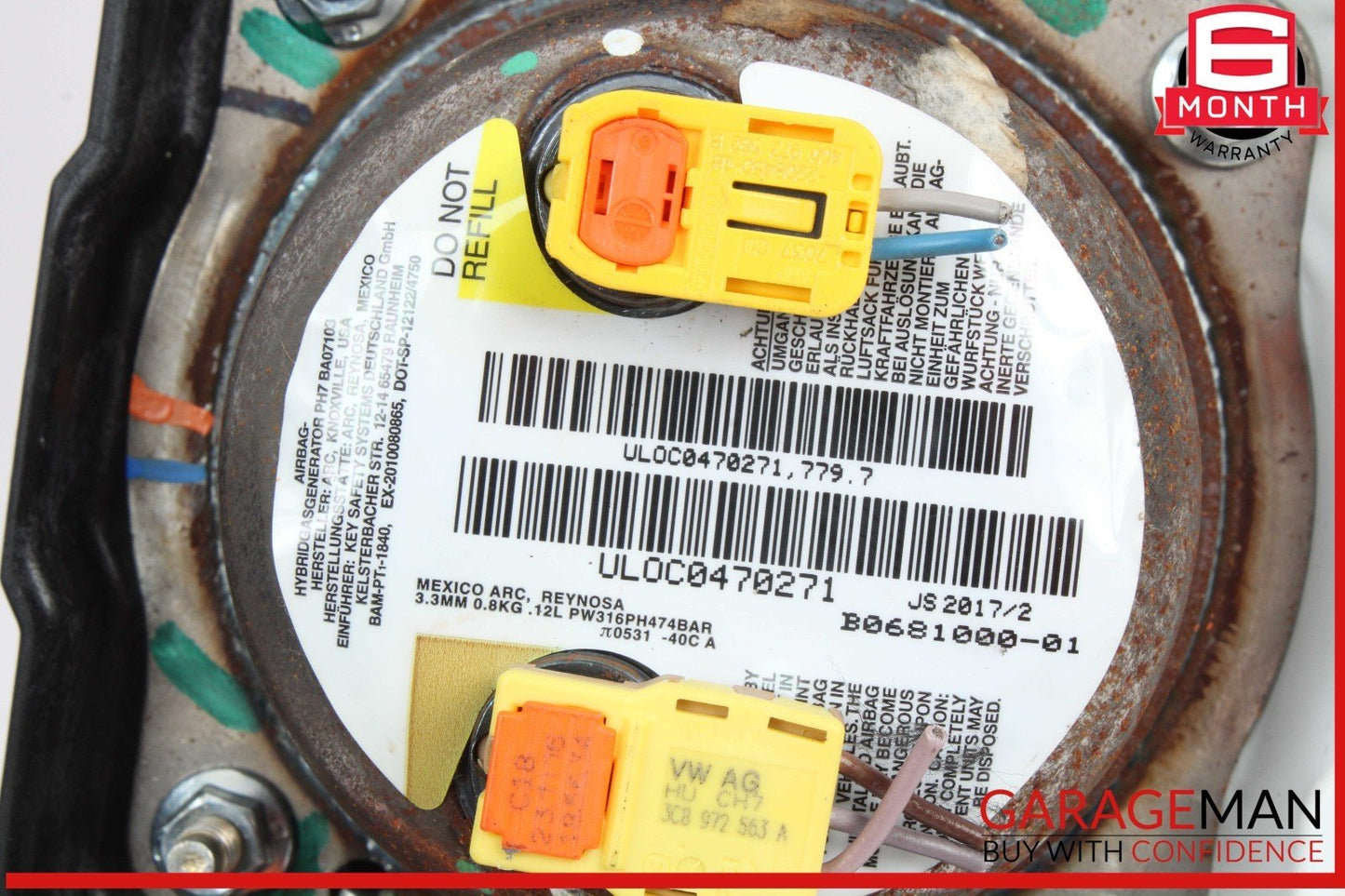 2015-2020 Audi A3 8V Front Right Dash Airbag 8V0880204F