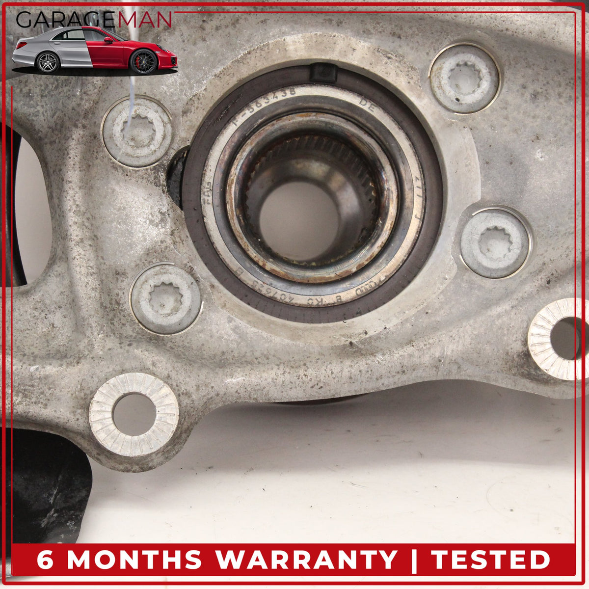 2012-2018 Audi A6 A7 Front Right Side Spindle Knuckle Wheel Hub 4G0407242C OEM