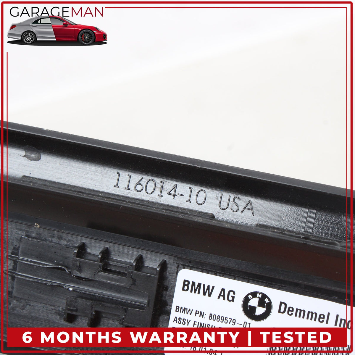 2018-2024 BMW X3 G01 Front Left and Right Side Door Sill Scuff Plate 8089579 OEM