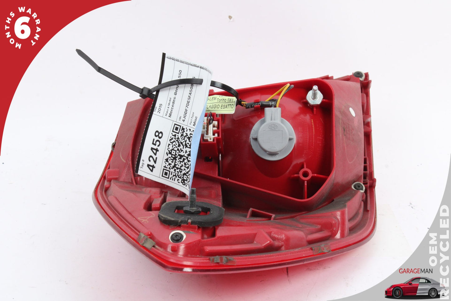 2013-2016 Mercedes X166 GL550 GL450 Rear Right Outer Tail Light 1669067601 OEM