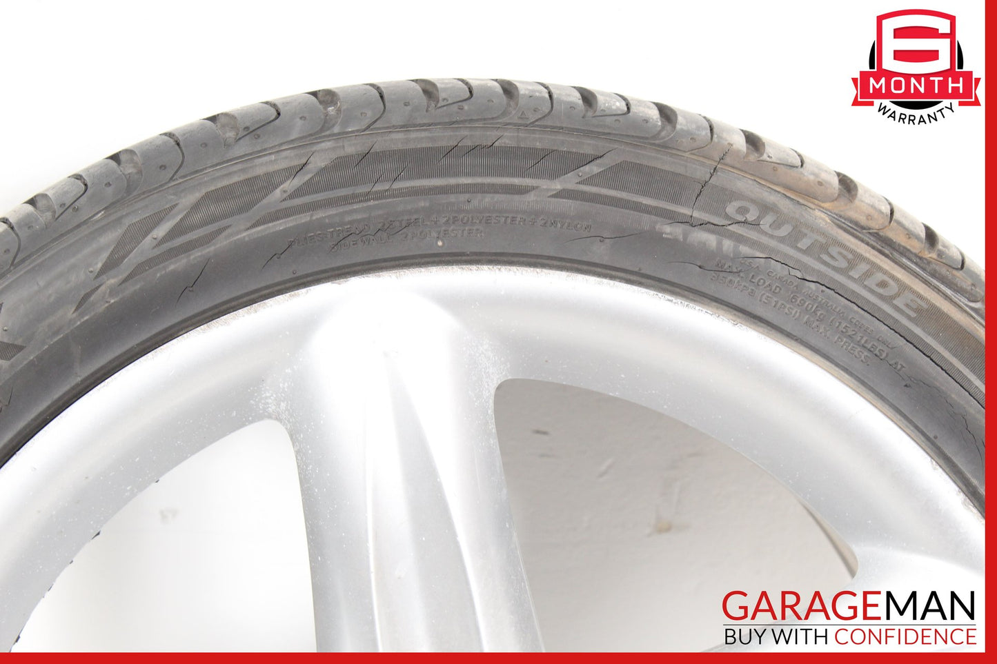 2003-2006 Mercedes R230 SL500 Front Wheel Rim w/ Tire 8.5JX18 H2 ET35 OEM