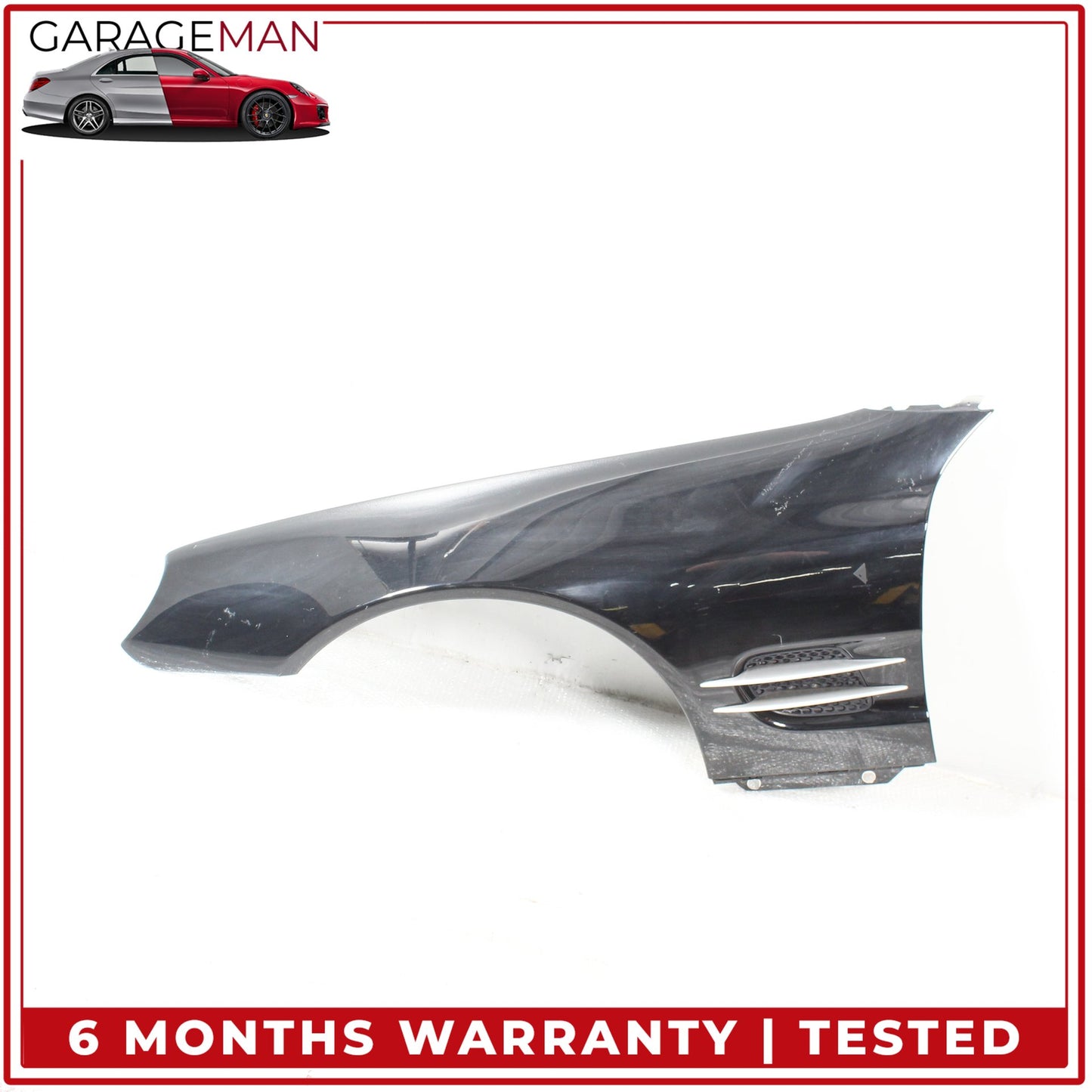 2003-2008 Mercedes R230 SL500 Front Left Driver Side Fender Wing Panel Black OEM