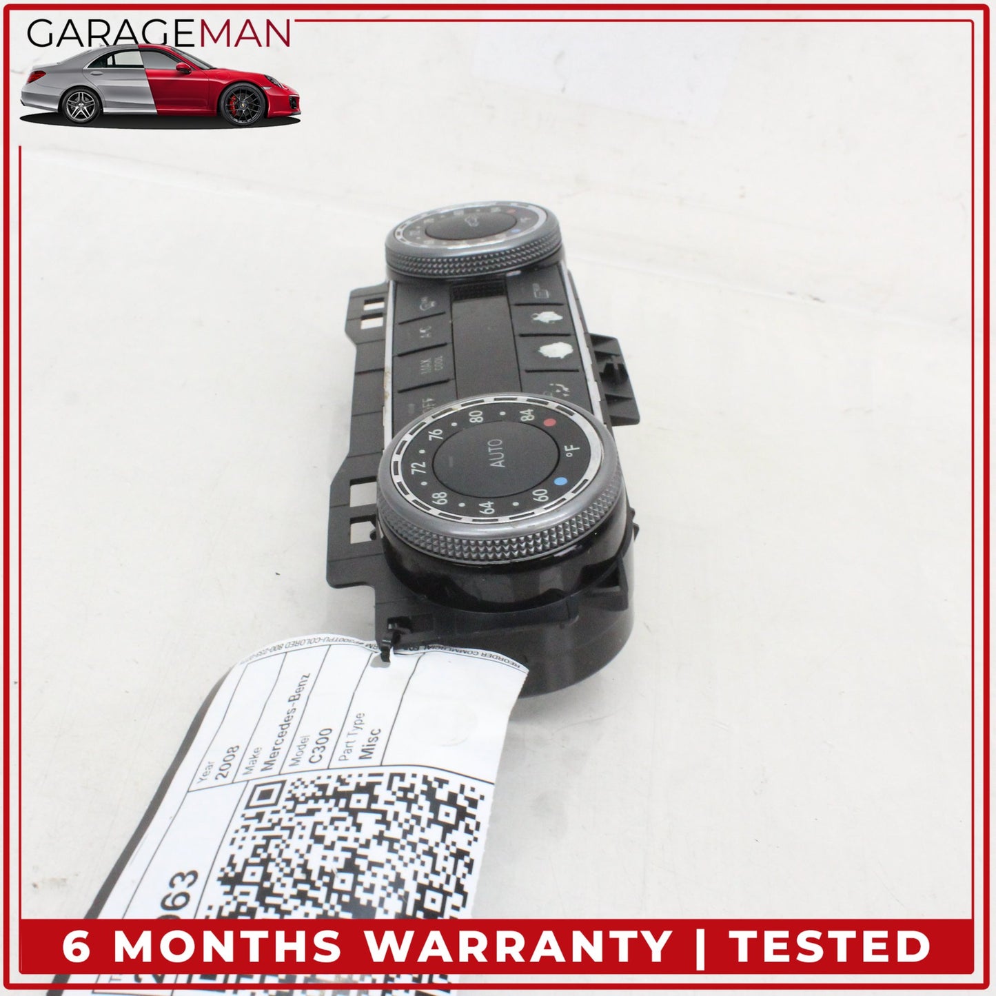 2008-2011 Mercedes W204 C300 C350 AC A/C Heater Climate Control 2048300790 OEM